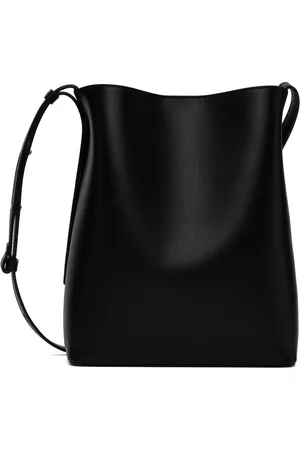 Aesther Ekme Demi Lune Smooth Leather Shoulder Bag In 167 Lark