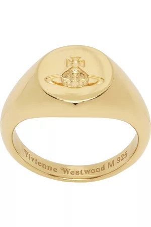 Vivienne Westwood Men Rings - Gold Sigillo Ring