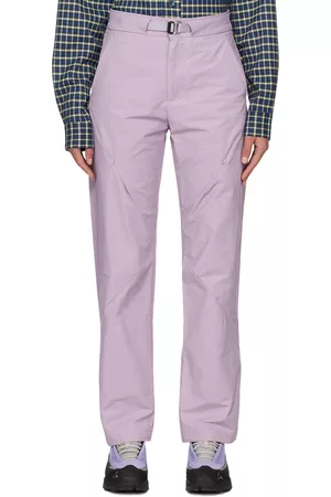 Post Archive Faction PAF Women Twill Pants - Purple Zip Trousers