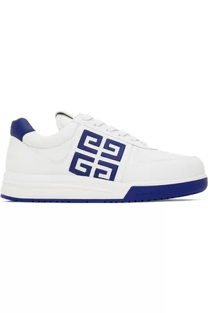 Givenchy White & Blue G4 Sneakers