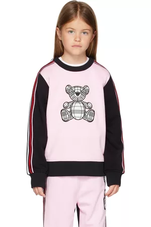 Burberry Sweatshirts - Kids Black & Pink Thomas Bear Sweatshirt