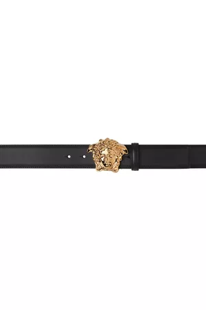 VERSACE Black 'La Medusa' Belt