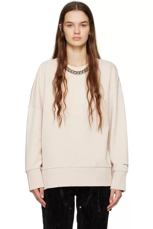 Stella McCartney Women Sweatshirts - Beige Chain Sweatshirt