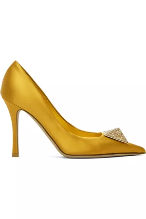 VALENTINO GARAVANI Women Heels - Yellow One Stud 100 Heels