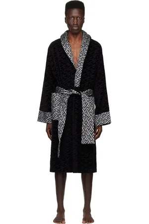 Versace La Greca Bathrobe in Red for Men