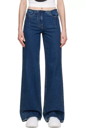 GIVENCHY, Monogram Slim Jeans, Women, Blue 400