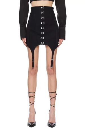 DION LEE Corset Garter Miniskirt