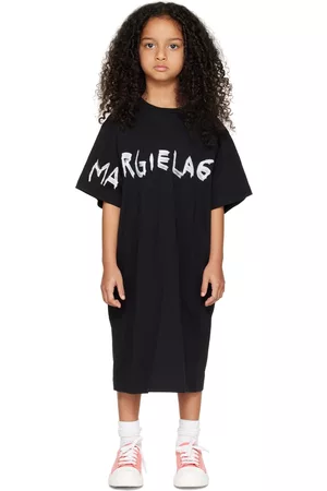 Maison Margiela Kids Black Printed Dress