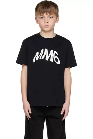 Maison Margiela Jeans - Kids Black Button Jeans
