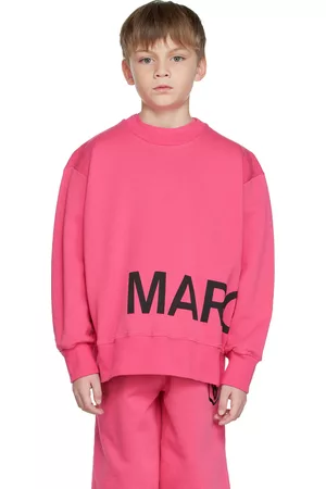 Maison Margiela Sweatshirts - Kids Pink Printed Sweatshirt