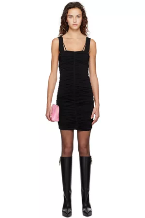 Givenchy Women Mini Dresses - Black Ruched Minidress