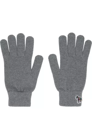 Paul Smith Men Gloves - Gray Zebra Gloves