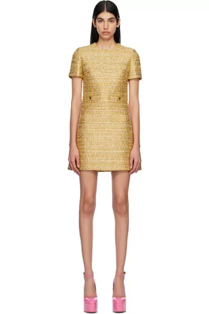 VALENTINO Women Mini Dresses - Gold Roman Stud Minidress