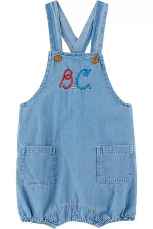 Bobo Choses Baby Rompers - Baby Blue Sail Rope Romper