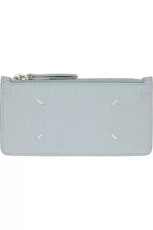 Maison Margiela Blue Four Stitches Card Holder