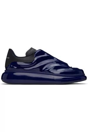 Alexander McQueen Men Sneakers - Navy Gloss Lux Sneakers
