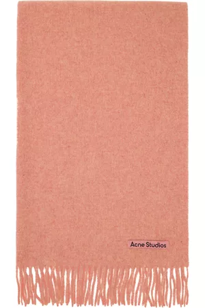 Acne Studios Pink Fringe Scarf
