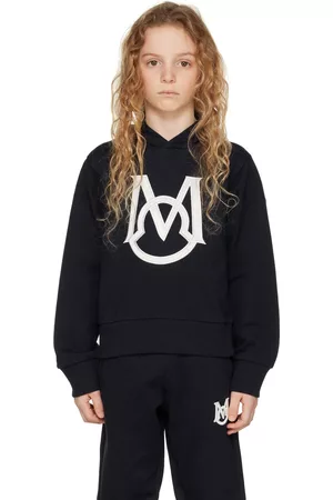 Moncler Kids Navy Embroidered Hoodie
