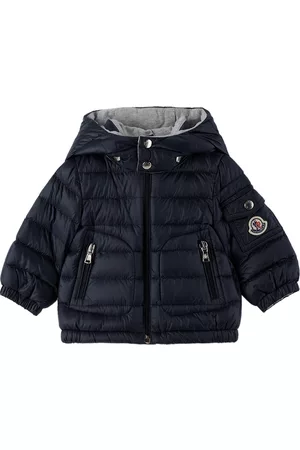 Moncler Baby Navy Lauros Down Jacket