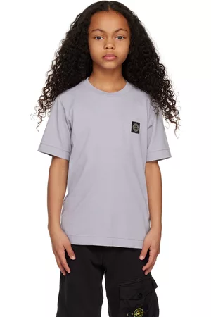 Stone Island Kids Purple Patch T-Shirt