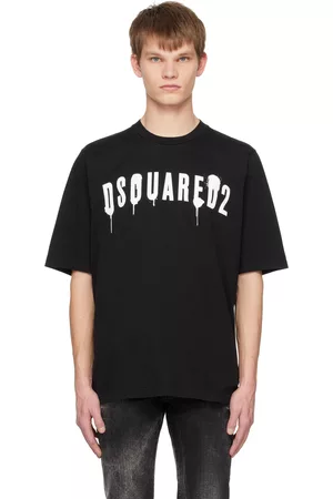 Dsquared2 Men T-shirts - Black Skater T-Shirt