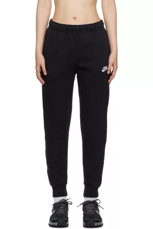 Nike Black Embroidered Lounge Pants