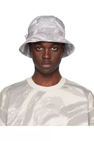 Moncler 4 Moncler HYKE Gray Printed Bucket Hat