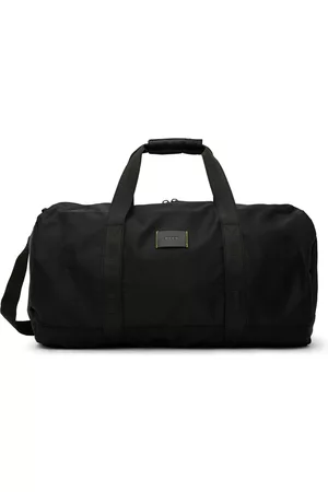 Msgm Black Logo Duffle Bag