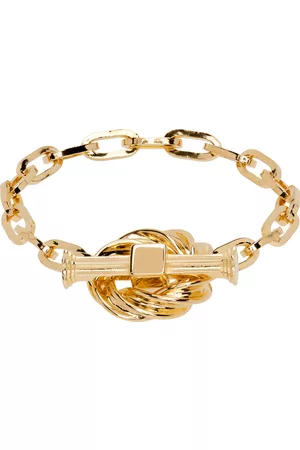 BOTTEGA VENETA Gold Vermeil and Sterling Silver Chain Bracelet for