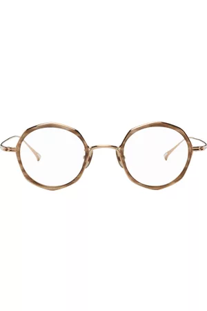 Yuichi Toyama Men Sunglasses - Rose Gold & Brown F.Brandt Glasses