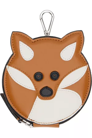 Maison Kitsuné Men Wallets - Tan Fox Head Coin Purse