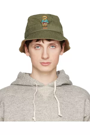 Ralph Lauren Green Polo Bear Bucket Hat