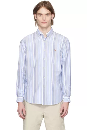 Ralph Lauren Men Shirts - Blue Striped Shirt