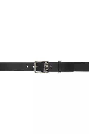 VERSACE Black Pin-Buckle Belt