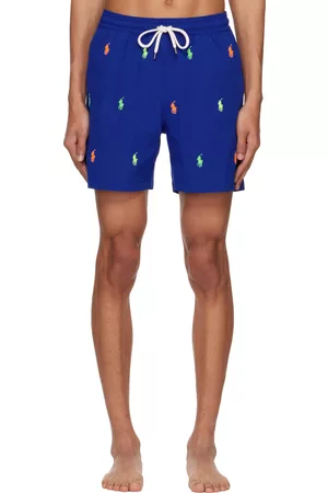 Ralph Lauren Men Swim Shorts - Blue Traveler Swim Shorts