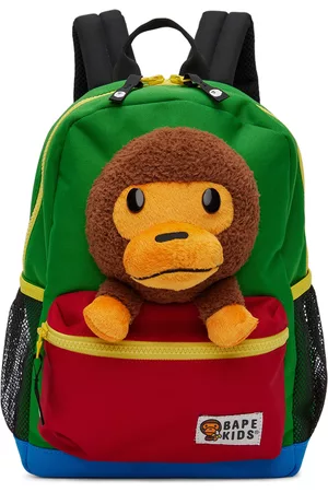 BAPE Rucksacks - Kids Multicolor Baby Milo Plush Backpack