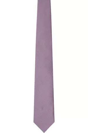 Tom Ford Men Neckties - Purple Grosgrain Tie
