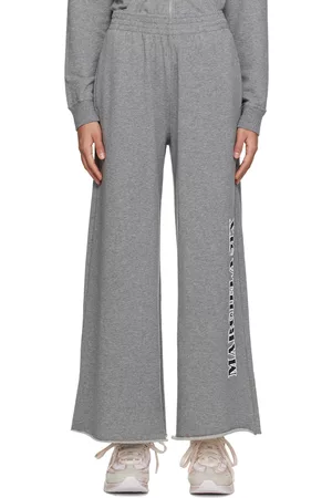 Maison Margiela Women Sweats - Gray Slit Lounge Pants