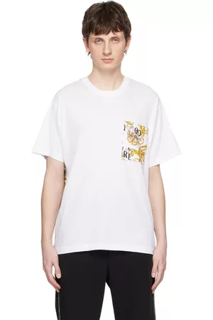 VERSACE Men T-shirts - White Couture T-Shirt