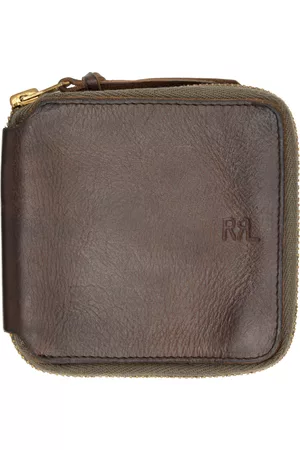 Ralph Lauren Men Wallets - Brown Zip Wallet