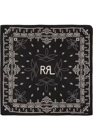 Ralph Lauren Men Scarves - Black Logo Bandana