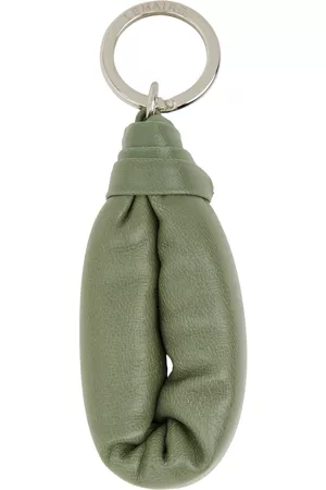 LEMAIRE Women Tops - Green Leather Wadded Key Holder