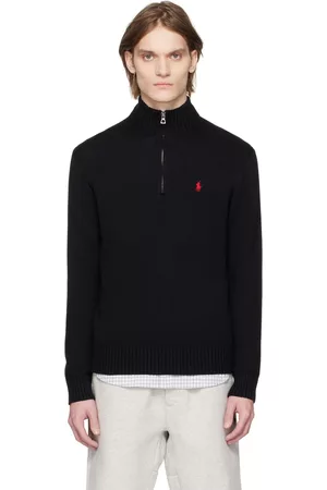 Ralph Lauren Black Embroidered Sweater