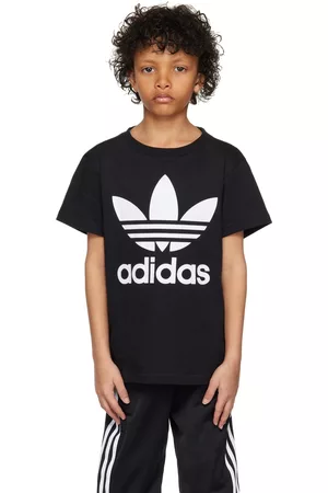 adidas Kids Black Trefoil Big Kids T-Shirt