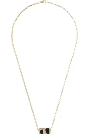Ellie Mercer Gold Large Bead & Chain Necklace