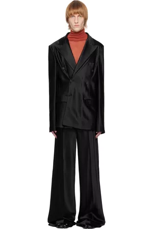 Maison Margiela Black Mikado Trousers