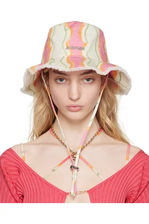 Jacquemus Off-White Le Raphia 'Le Bob Artichaut' Bucket Hat