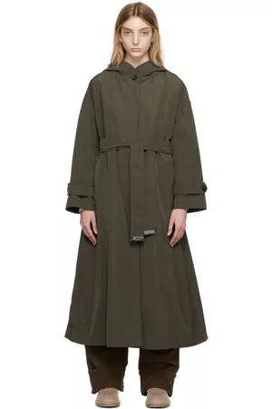 Max Mara Khaki The Cube Belted Coat