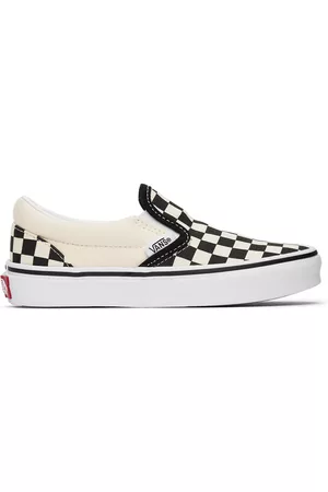 Vans Kids Black & Off-White Classic Slip-On Little Kids Sneakers