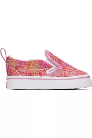 Vans Baby Pink Slip-On V Sneakers